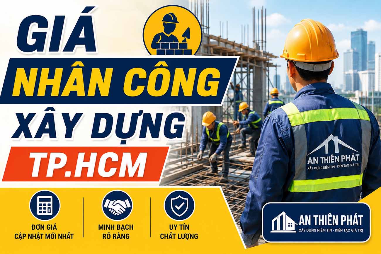 Gia nhân công xây dựng