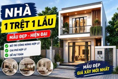 Nhà 1 trệt 1 lầu