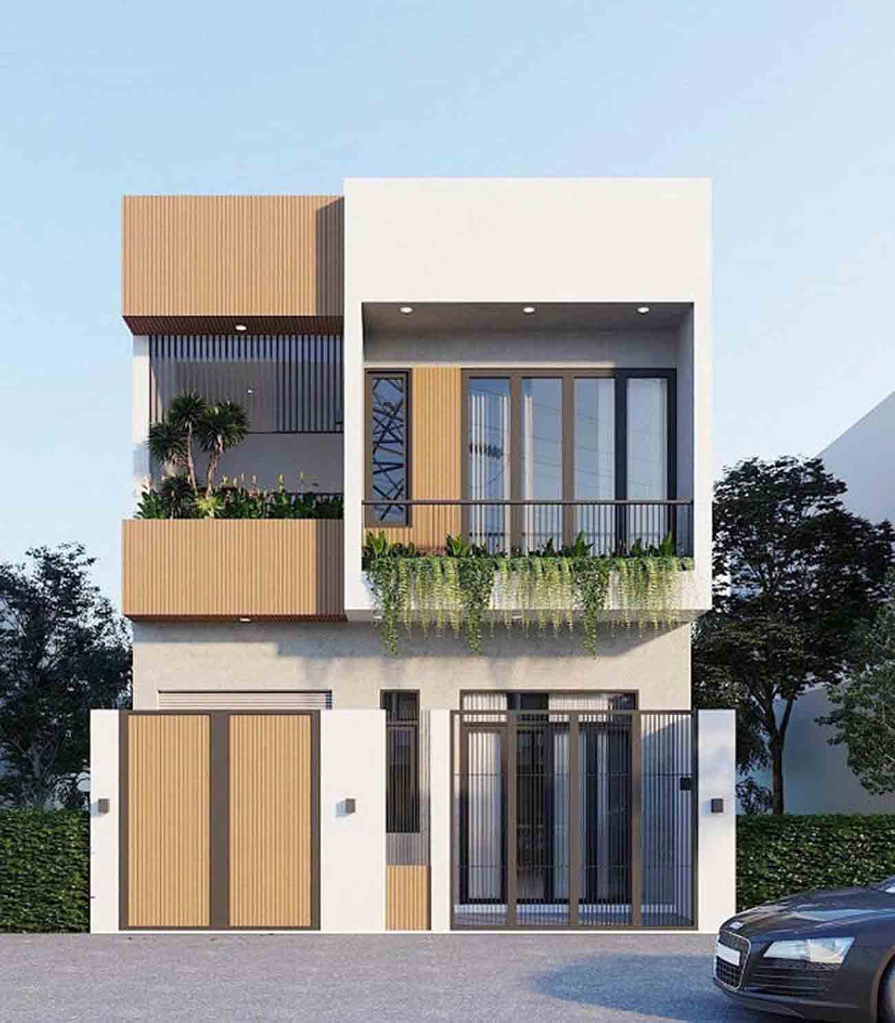 Nhà 1 trệt 1 lầu