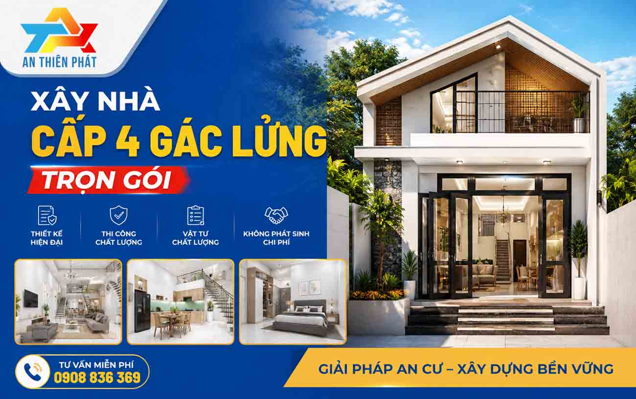 Nhà cấp 4 gác lửng