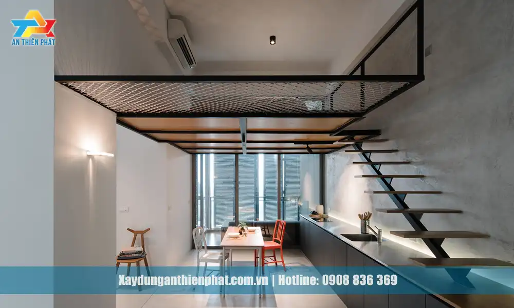 Nhà ống cấp 4 gác lửng