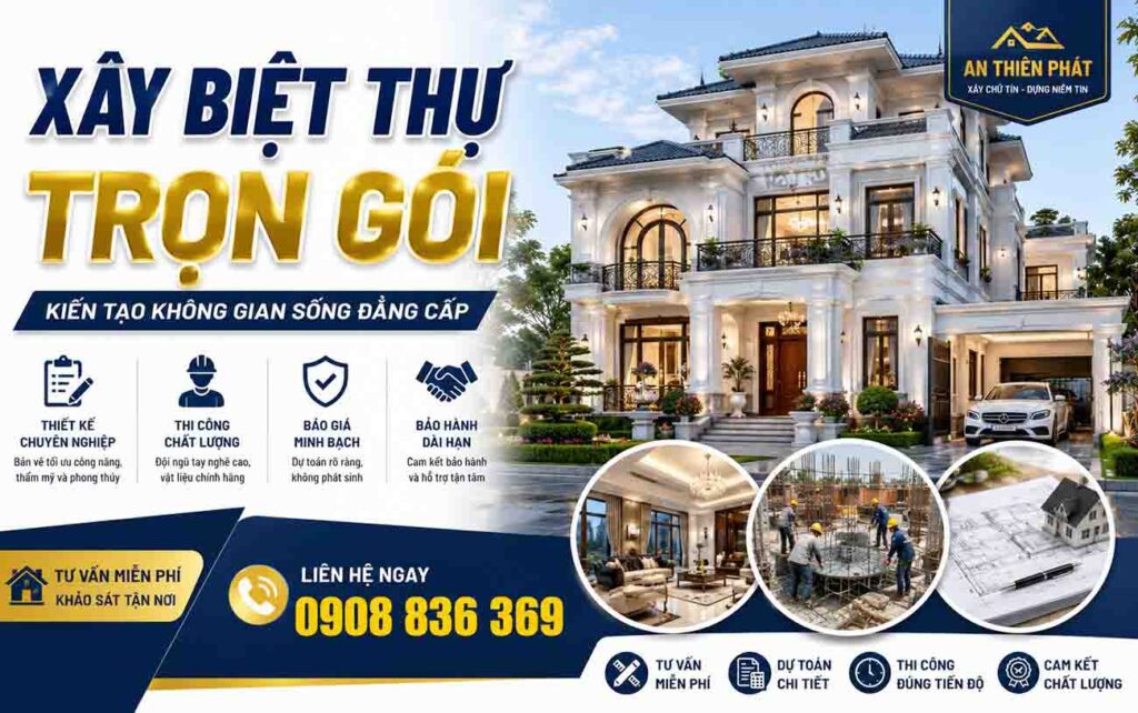 Xây biệt thự trọn gói