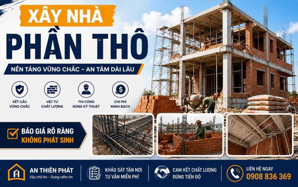 Xây nhà phần thô