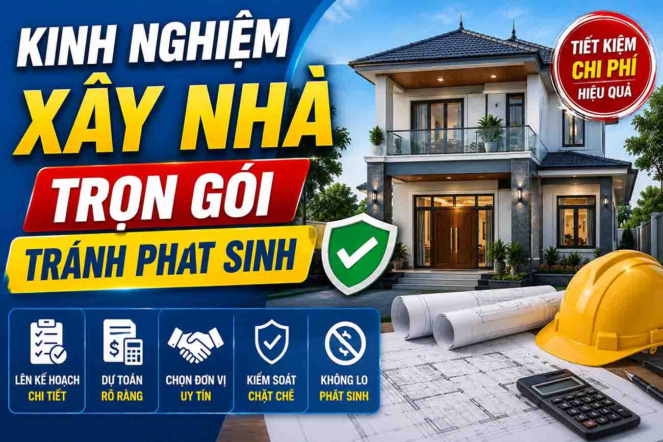 Kinh nghiệm xây nhà trọn gói