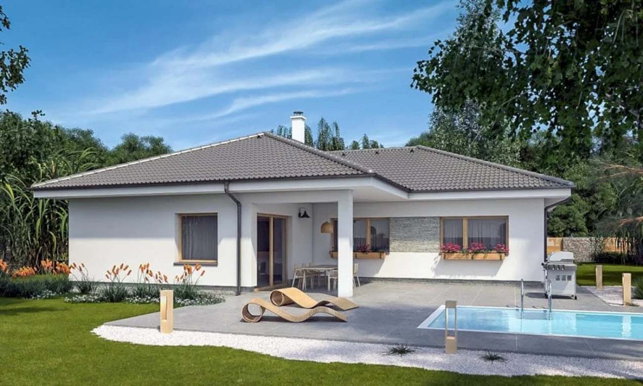 Nhà cấp 4 sân vườn