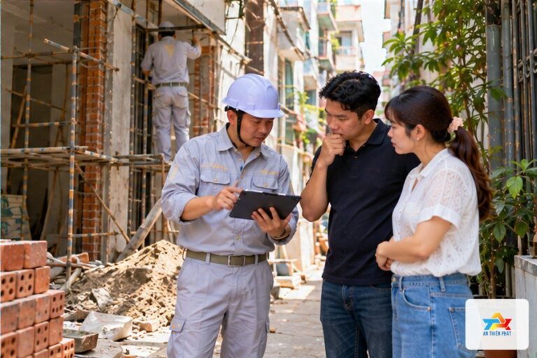 An Thiên Phát nhận sửa nhà trong hẻm nhỏ thế nào?