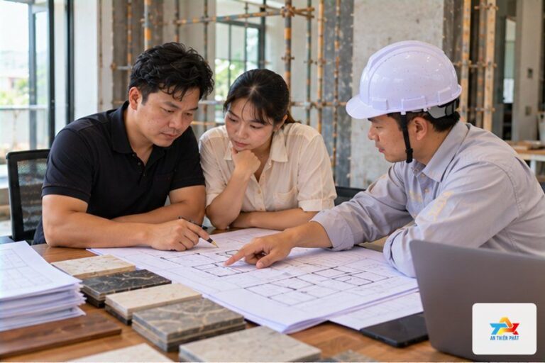 Biết tổng tiền trước khi khởi công