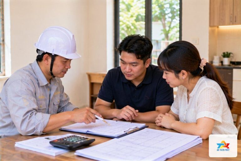 Bước 4 – Lập báo giá chi tiết – Quy trình sửa nhà trọn gói tại Thủ Đức