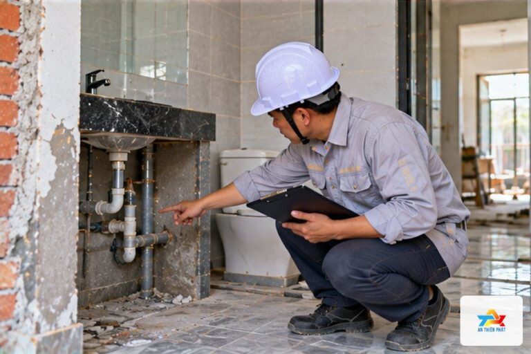 Checklist kiểm tra nhà cũ trước khi sửa theo khu vực