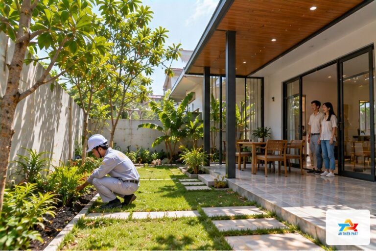 Dễ bố trí sân vườn và thông gió
