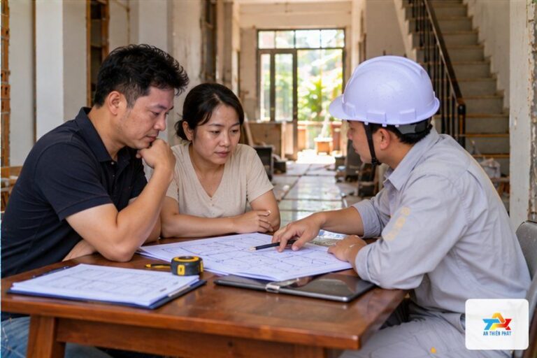 Nên thống nhất với nhà thầu trước khi khởi công – Giữ đồ đạc thế nào khi vừa ở vừa sửa nhà?