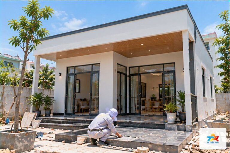 Nhà cấp 4 mái bằng