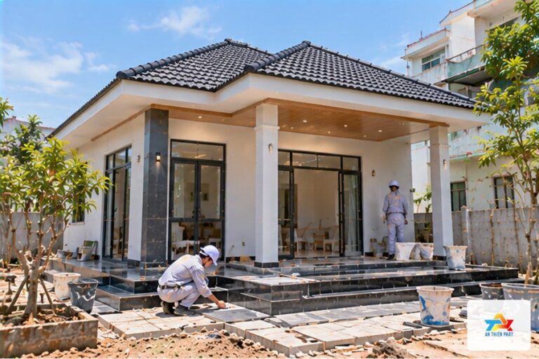 Nhà cấp 4 mái Nhật