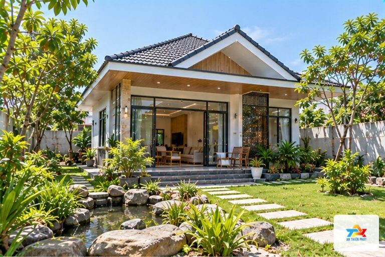 Nhà cấp 4 sân vườn