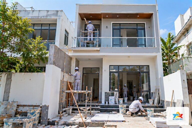 Nhà phố 1 trệt 1 lầu