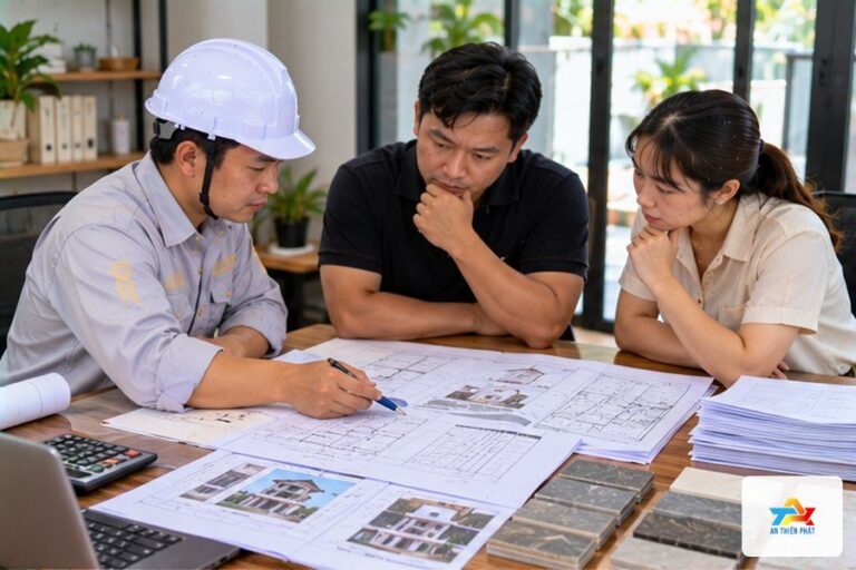 Nhận dự toán bóc tách, kèm danh mục vật tư ghi tên hãng
