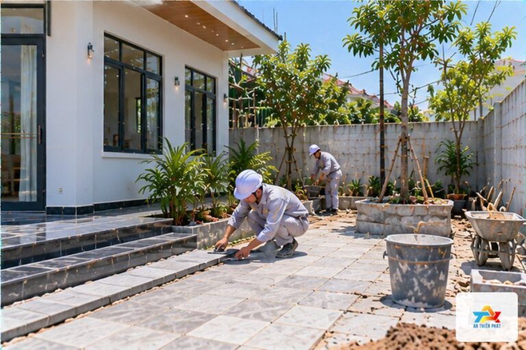 Thi công hạng mục phụ trợ