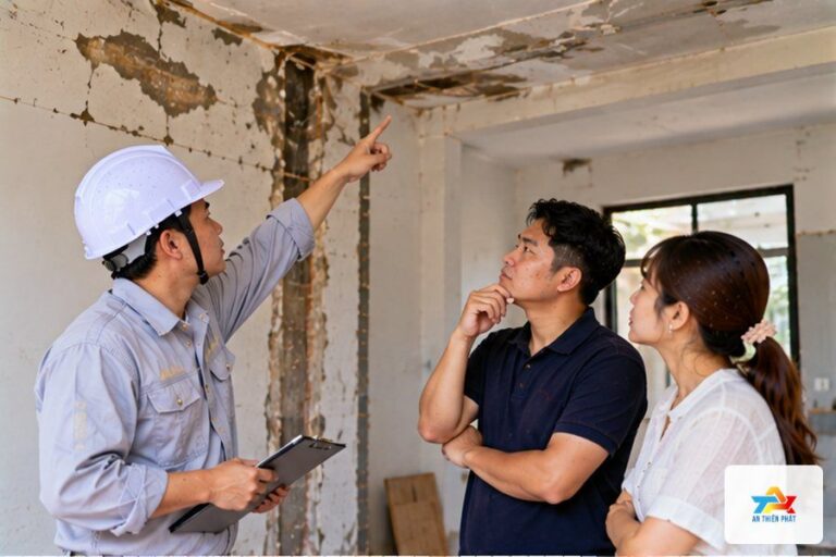 Vì sao phải kiểm tra nhà cũ trước khi sửa?