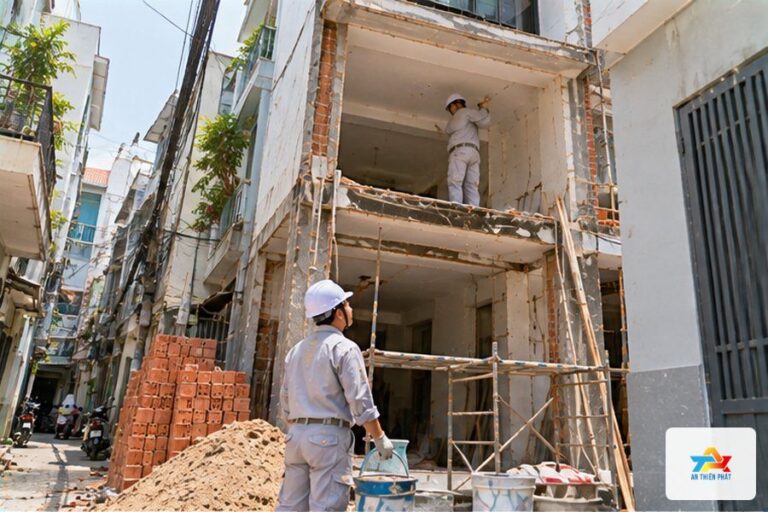 Vì sao sửa nhà trong hẻm nhỏ tốn hơn nhà mặt tiền?